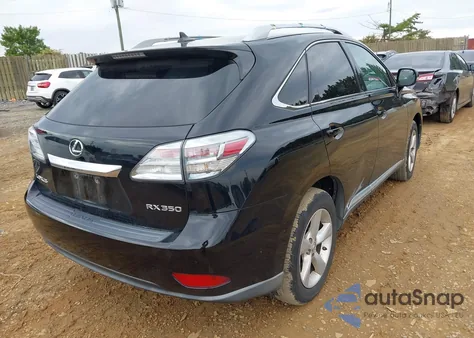 2010 Lexus Rx 350 z USA, uszkodzony, nr VIN 2T2BK1BAXAC039647
